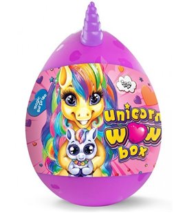 Детский игровой набор для творчества Яйцо Единорога Danko Toys Unicorn Surprise WOW Box Pink 35cm (GL_UNI_Pnb)