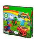 Маса для ліплення Paulinda Super Dough Cool Dragon Дракони 3 в 1 PL-081554