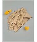 Набір для творчості дерев'яна 3D розмальовка Joyki «Курама» 230х183 мм