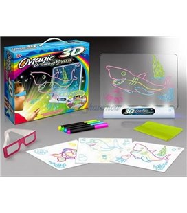 Чарівна 3D дошка для малювання Magic Drawing Board для дітей від 3х років, ігровий набір (001438631)