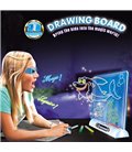 Дитячий набір для малювання з підсвічуванням Magic Drawing Board 3 D
