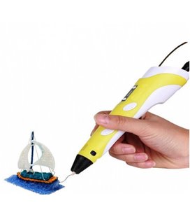 3D-ручка з LCD-дисплеєм 3D Pen 2 Жовта