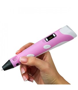 3D ручка для малювання Pen2 MyRiwell з дисплеєм LCD Рожева