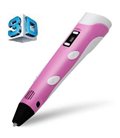 3D ручка PEN-2 з Led дисплеєм, 3Д ручка 2 покоління Smartpen, MyRiwell колір рожевий