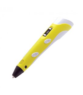 3D-ручка з LCD дисплеєм 3D Pen 2 Yellow