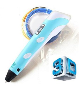 3D ручка Smart 3D Pen 2 c LCD дисплеєм (ws78385-10. Колір: блакитний (8818)