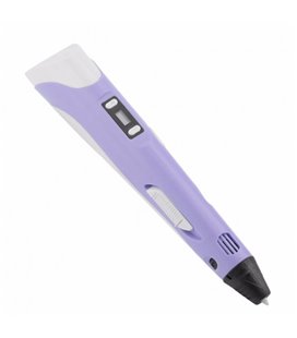 3D ручка Smart 3D Pen 2 c LCD дисплеєм (ws78385-2). Колір: фіолетовий (8819)