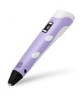 3D-ручка для малювання 3D Pen 2 з комплектом пластику 120 метрів та трафаретами Фіолетова (x-27)