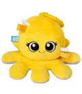 Іграшка-вивернушка підвіска Мякіші Восьминіг розмір 10х17 см колір Жовтий сірий