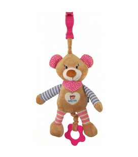 Іграшка підвіска для колясок Baby Mix Ведмідь STK-16393P