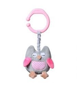 Іграшка з вібрацією 'Сова Софія' (21*10 см) 'Baby Ono' рожева