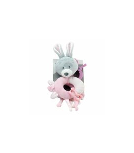 Підвіска на кліпсі 'Кролик' 17см, рожева, Tulilo (11/5016/1)