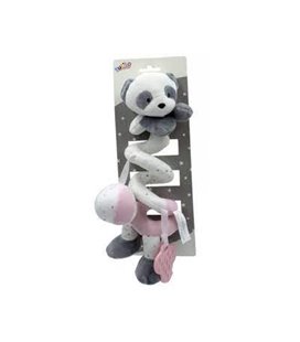 Іграшка-спіраль плюшева 'Панда', рожева, 30см, Tulilo (11/5141/1)