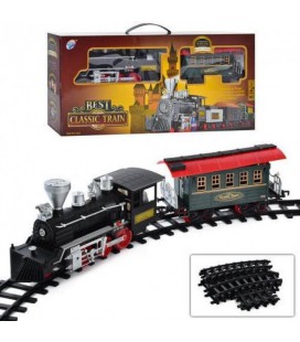 Іграшкова залізниця локомотив та вагон на батарейках YY-126EN A-Toys (YY-126EN)