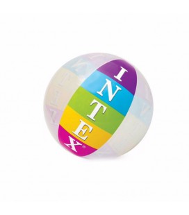 Надувний м'яч Intex 59060 Веселка (91 см) Кольорові смужки