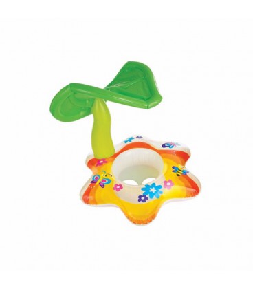 Дитячий надувний круг-плотик Intex 56577 Tropical Baby Float (142х74 см)