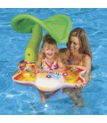 Дитячий надувний круг-плотик Intex 56577 Tropical Baby Float (142х74 см)