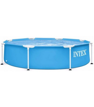 Басейн Intex 28205 Metal Frame Pool 244x51 см блакитний