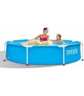 Басейн Intex 28205 Metal Frame Pool 244x51 см блакитний