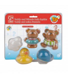 Іграшка для ванної Hape Teddy and Friends Squirts (E0201)