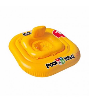 Детский надувной круг-плотик Intex 56587 Deluxe Baby Float Pool School Step 1 (79х79 см)