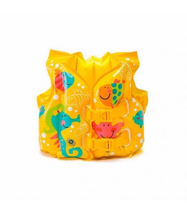 Дитячий надувний жилет Intex 59661 Tropical Buddies Swim Vest