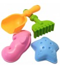 М'який набір пасочек Beach Toys для гри з піском (858-1)