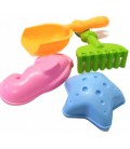 М'який набір пасочек Beach Toys для гри з піском (858-1)