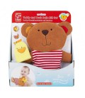 Іграшка для ванної Hape Teddy Duck and Bath Mitt Set (E0200)